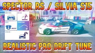 Spector RS (Nissan Silvia S15) Realistic Pro Drift Tune - CarX Drift Racing Online