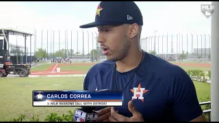 Carlos Correa discusses the Astros investigation with Ken Rosenthal