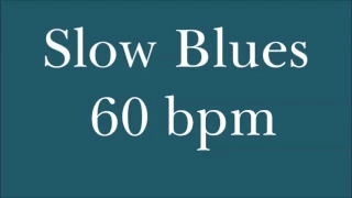 [Drum Loop for Practice] Slow Blues 60 Bpm
