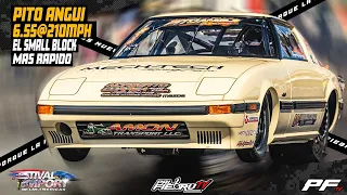 Este Mazda Rx7 esta INDOMABLE | Pito Angui 6.55 @210mph Festival Import de las Americas 2024