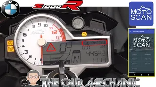 MOTOSCAN BMW S1000R [2016]  SERVICE REMINDER RESET. THIS is THE WAY to do that YOURSELF..!  👨‍🔧---🏍