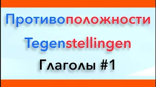 Антонимы в нидерландском языке. Глаголы #1