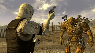Joshua Graham vs Super Mutant Overlord | Fallout New Vegas npc battles
