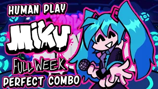 Friday Night Funkin Mod - Miku Full Week (HARD) - Perfect Combo w/ Handcam