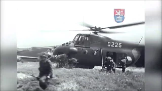 Czechoslovak Mi-4 during an exercise in 1959