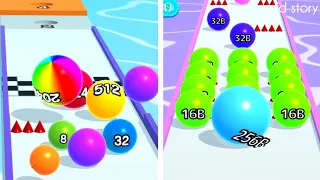 Ball Run 2048 x Infinity 🍬 Levels 616 - Best Mobile Gameplay Android iOS