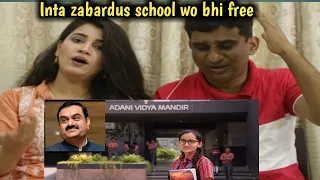 Pakistani Reacts to free school adani ahmedabad || Pakistani Reaction On Indian Free School