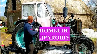 Обзор мойки высокого давления INTERTOOL DT-1504. Помыли трактор ЮМЗ-6  ДРАКОШУ)))