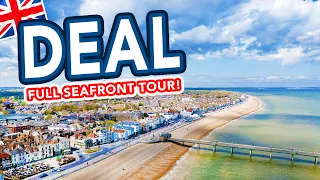 DEAL KENT | Full seafront tour of seaside town Deal Kent UK | 4K Walk