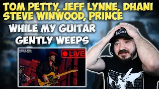 ROCK AND ROLL HALL OF FAME PERFORMANCE - While My Guitar Gently Weeps (Beatles Tribute) | REACTION