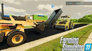 Paving A New Road! - fs22