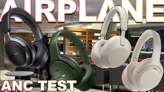 Bose QC Ultra Bose QC Vs Sony XM5 & XM4 Airplane ANC Test - Those Extra Sensors Matter