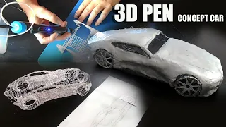 3D PEN CREATING 3D CONCEPT CAR MODEL