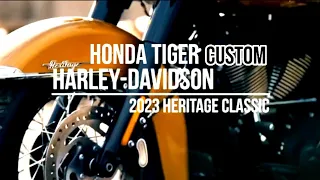 Custom Motor Cruiser || Honda Tiger Revo custom gaya Harley Davidson