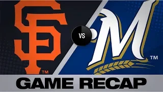 Posey lifts Giants with a grand slam in 10th | Giants-Brewers Game Highlights 7/12/19