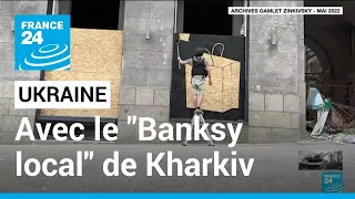 Ukraine : avec le "Banksy local" de Kharkiv • FRANCE 24
