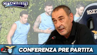 Sarri in conferenza pre AZ-Lazio: “Alibi? Basta ca***te, non date degli imbecilli ai giocatori“