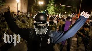 Portland protesters vow to stay on the streets as federal agents prepare to pull back