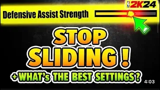 HOW TO STOP SLIDING ON DEFENSE IN NBA 2K24!