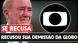 TRISTE: APÓS ANOS NA GLOBO, RENATO ARAGÃO SE RECUSA DEIXAR EMISSORA!!