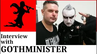 GOTHMINISTER Interview at Turock Essen, November 3 2023, by Nightshade TV