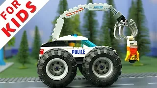 Lego Police car catch the robber