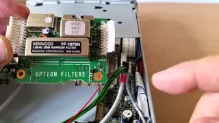 Installing an optional CW or SSB filter in a Kenwood TS 480