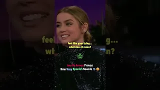 Ana De Armas Teaches James Corden Spanish