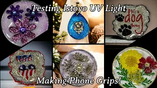 #480 Testing Istoyo UV Light Making Phone Grips & Pendants!