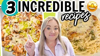 YOU WON'T BELIEVE HOW INCREDIBLE THESE RECIPES WERE | BEST DINNER IDEAS OF ALL TIME | 3 TASTY MEALS