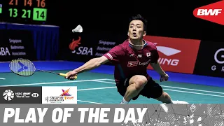 HSBC Play of the Day | Kenta Nishimoto and H.S. Prannoy leave it all on the court!