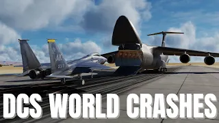 Airplane Crashes & Failed Emergency Landings! V31 | DCS World 2.5 Modern Flight Sim Crashes