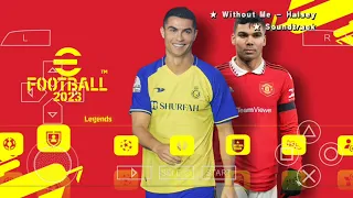 eFOOTBALL PES 2023 PPSSPP CAMERA PS5 ANDROID OFFLINE 600MB BEST GRAPHICS NEW KITS & LATEST TRANSFERS