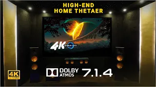 Home Theater in Ernakulam  | Home Theater Tour | Dolby Atmos 7.2.4 | Denon 6700H | Emotiva XPA 3