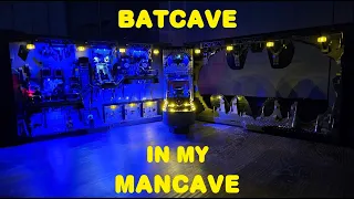 BATCAVE in my MANCAVE - Lego Shadow Box Speed Build