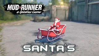 Spintires: MudRunner обзор мода [ Santa's ] БОЛЬ