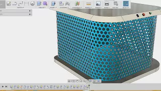 How to make mesh / grills - fusion 360 tutorial