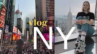 VLOG: Улетела в Нью-Йорк! Таймс Сквер, Центральный вокзал и вид на город с высоты!