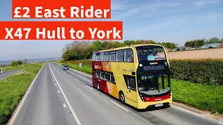 Is it value for money? Bus X47 Hull to York | May 2024