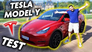 I'm testing the New Tesla: Model Y ! (their cheapest electric SUV)