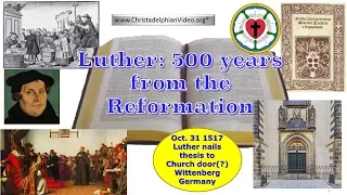 Luther 500 years after the Reformation