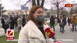 8 Marsi në Shkup me marsh protestues, Raporton: Biljana Georgievska