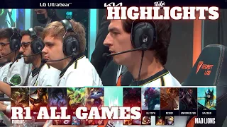 RGE vs MAD - All Games Highlights | Round 1 Playoffs S12 LEC Summer 2022