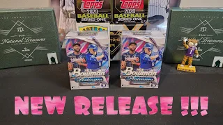 NEW RELEASE!!! 2023 Bowman Platinum Blaster Box Rip.