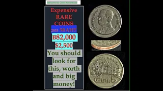 5BAHT "2533" RARE $2500 (82,000 Baht)