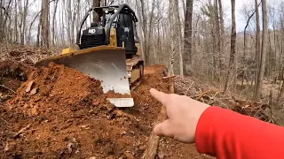 Trail Cutting With The New Cat D2 | Digginlife21