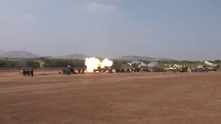 Group Firing of Indian Army Artillery Systems- #ExTopchi #Shorts