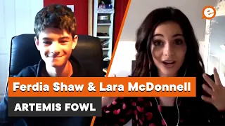 Why Ferdia Shaw and Lara McDonnell loved filming Artemis Fowl