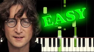 THE BEATLES - IN MY LIFE - Easy Piano Tutorial