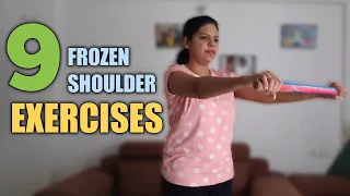 9 Simple & Effective Frozen Shoulder Exercises ❄️ | #Health #Fitness